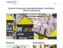 Tablet Screenshot of burkart-gmbh.de